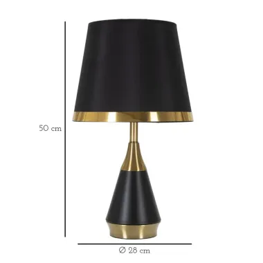 LAMPA STOŁOWA BLACKY 28X50 cm